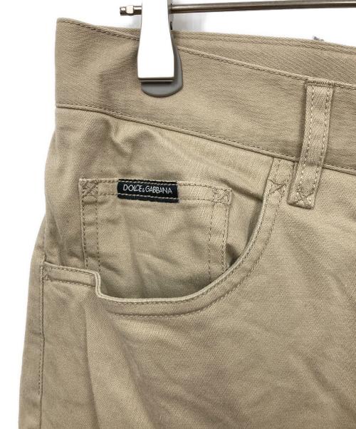 DOLCE & GABBANA（ドルチェ＆ガッバーナ）DOLCE & GABBANA (ドルチェ＆ガッバーナ) パンツ ベージュ サイズ:46の古着・服飾アイテム