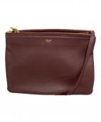 CELINEセリーヌ）の古着「ショルダーバッグ」｜ボルドー