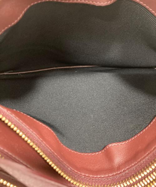 CELINE（セリーヌ）CELINE (セリーヌ) ショルダーバッグ ボルドーの古着・服飾アイテム