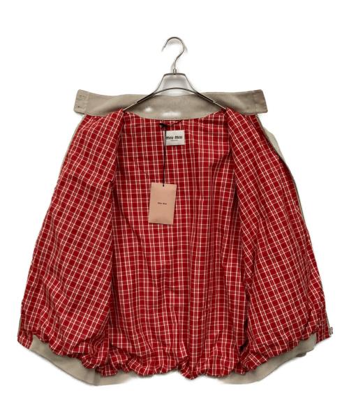 MIU MIU（ミュウミュウ）MIU MIU (ミュウミュウ) スイングトップ アイボリー サイズ:42 未使用品の古着・服飾アイテム