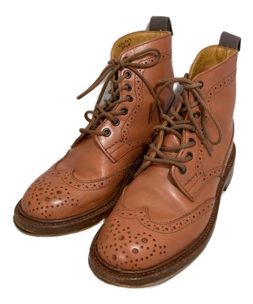 Tricker's（トリッカーズ）Tricker's (トリッカーズ) COUNTRY BOOT ブラウン サイズ:3.5の古着・服飾アイテム