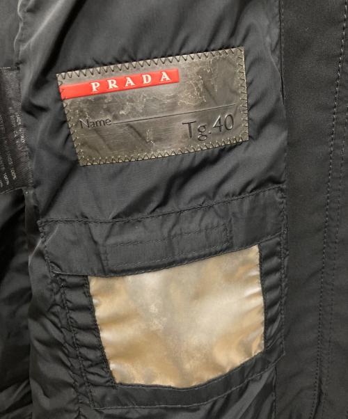 PRADA SPORTS（プラダスポーツ）PRADA SPORTS (プラダスポーツ) フーデッドジャケット ブラック サイズ:40の古着・服飾アイテム