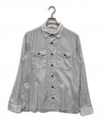 STONE ISLANDストーンアイランド）の古着「長袖シャツ」｜スカイブルー