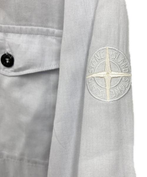 STONE ISLAND（ストーンアイランド）STONE ISLAND (ストーンアイランド) 長袖シャツ スカイブルー サイズ:Sの古着・服飾アイテム