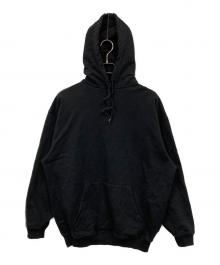 BALENCIAGA（バレンシアガ）の古着「バックロゴプリントプルオーバーパーカー」｜ブラック
