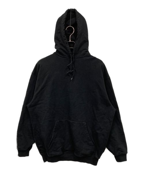 BALENCIAGA（バレンシアガ）BALENCIAGA (バレンシアガ) バックロゴプリントプルオーバーパーカー ブラック サイズ:XSの古着・服飾アイテム