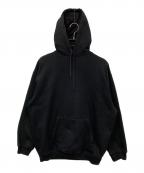 BALENCIAGAバレンシアガ）の古着「バックロゴプリントプルオーバーパーカー」｜ブラック