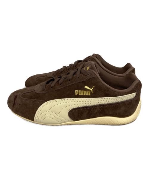 PUMA（プーマ）PUMA (プーマ) BEAUTY&YOUTH (ビューティーアンドユース) スニーカー ブラウン サイズ:24の古着・服飾アイテム