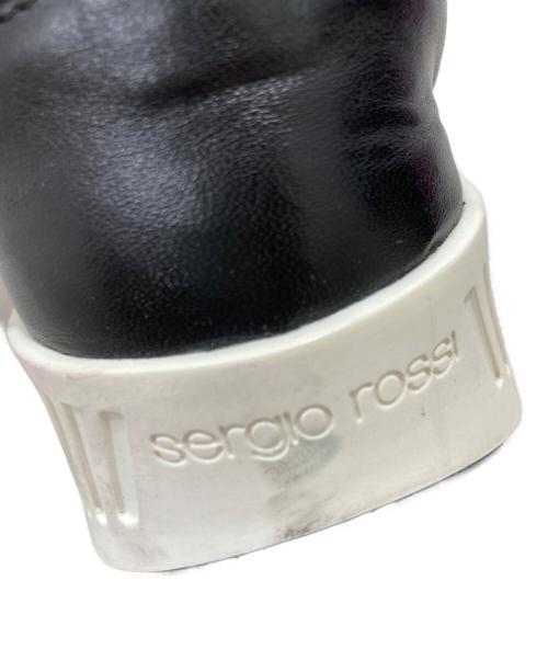 sergio rossi（セルジオロッシ）sergio rossi (セルジオロッシ) フリンジスニーカー ホワイト×ピンク サイズ:39の古着・服飾アイテム