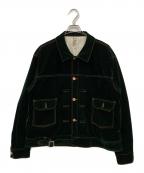 kooiコーイ）の古着「VELVETEEN TRUCKER JACKET」｜グリーン