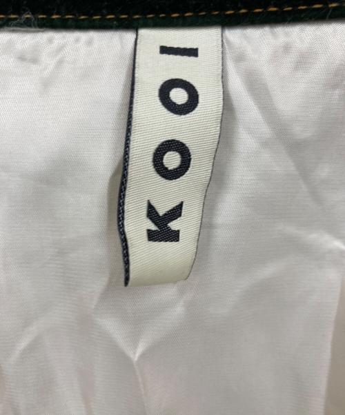 kooi（コーイ）kooi (コーイ) VELVETEEN TRUCKER JACKET グリーン サイズ:1の古着・服飾アイテム