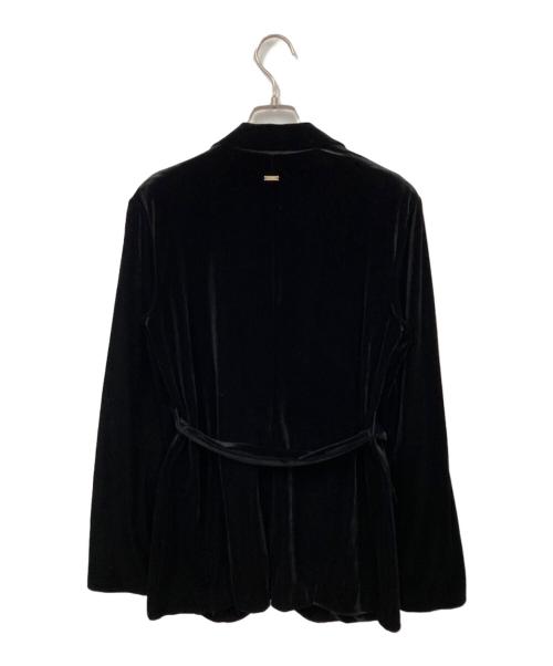 ARMANI EXCHANGE（アルマーニ エクスチェンジ）ARMANI EXCHANGE (アルマーニ エクスチェンジ) ベロアジャケット ブラック サイズ:Sの古着・服飾アイテム