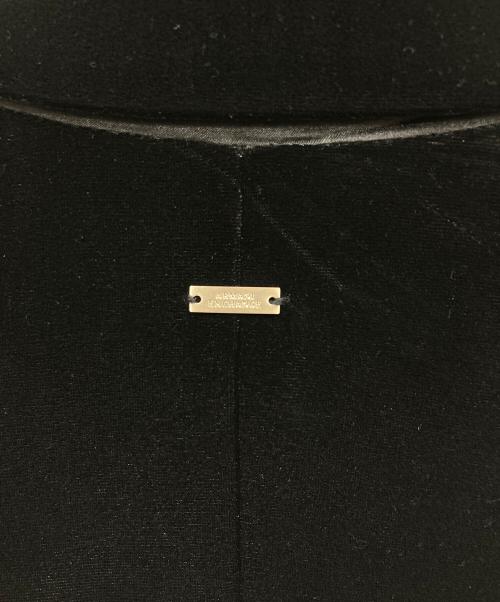 ARMANI EXCHANGE（アルマーニ エクスチェンジ）ARMANI EXCHANGE (アルマーニ エクスチェンジ) ベロアジャケット ブラック サイズ:Sの古着・服飾アイテム