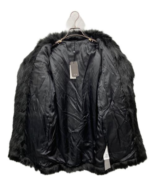 ARMANI EXCHANGE（アルマーニ エクスチェンジ）ARMANI EXCHANGE (アルマーニ エクスチェンジ) エコファーコート ブラック サイズ:S 未使用品の古着・服飾アイテム