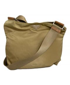 中古・古着通販】PRADA (プラダ) ショルダーバッグ ベージュ｜ブランド