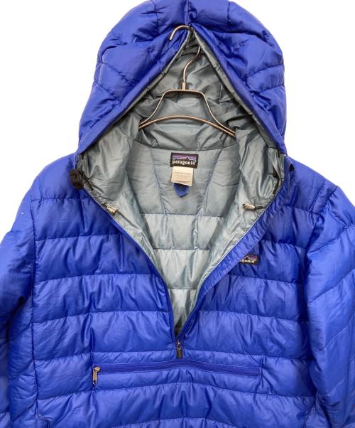 Patagonia（パタゴニア）Patagonia (パタゴニア) DOWN SWEATER PULLOVER HOODY ブルー サイズ:Sの古着・服飾アイテム