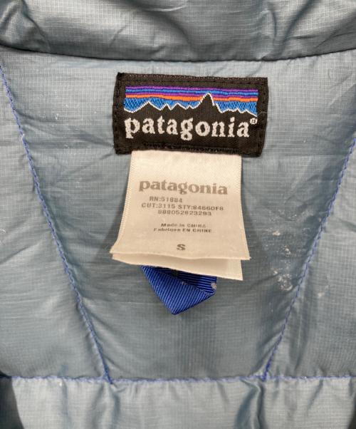 Patagonia（パタゴニア）Patagonia (パタゴニア) DOWN SWEATER PULLOVER HOODY ブルー サイズ:Sの古着・服飾アイテム