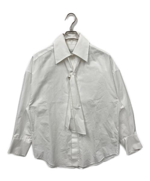 ROPE（ロペ）ROPE (ロペ) THOMAS MASON (トーマスメイソン) ボウタイシャツ ホワイト サイズ:38の古着・服飾アイテム