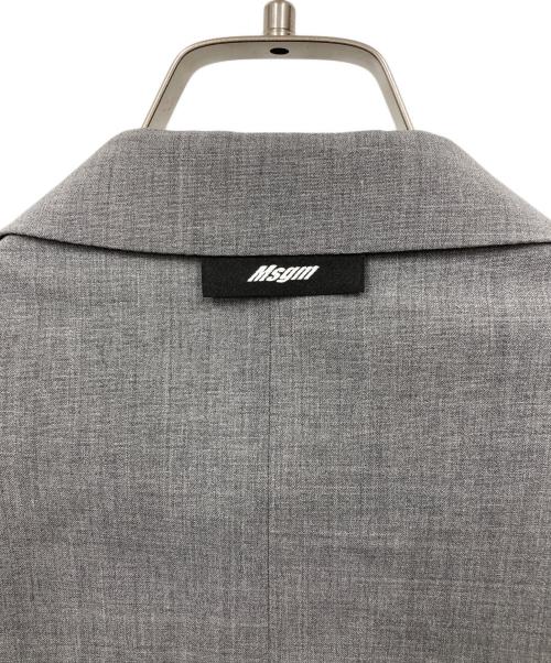 MSGM（エムエスジーエム）MSGM (エムエスジーエム) ダブルジャケット グレー サイズ:44の古着・服飾アイテム