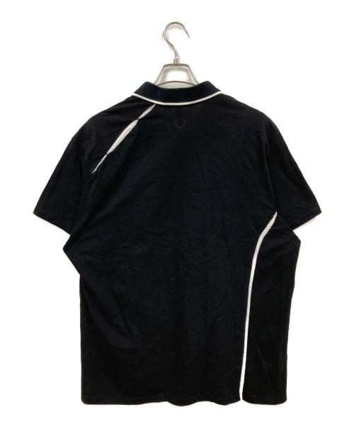 FRED PERRY（フレッドペリー）FRED PERRY (フレッドペリー) GROUND Y (グラウンドワイ) ポロシャツ ブラック サイズ:Mの古着・服飾アイテム