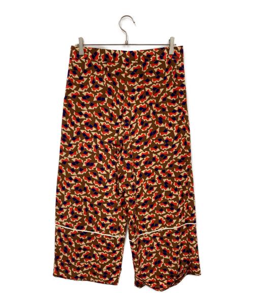 MARNI（マルニ）MARNI (マルニ) 総柄パンツ レッド サイズ:38の古着・服飾アイテム