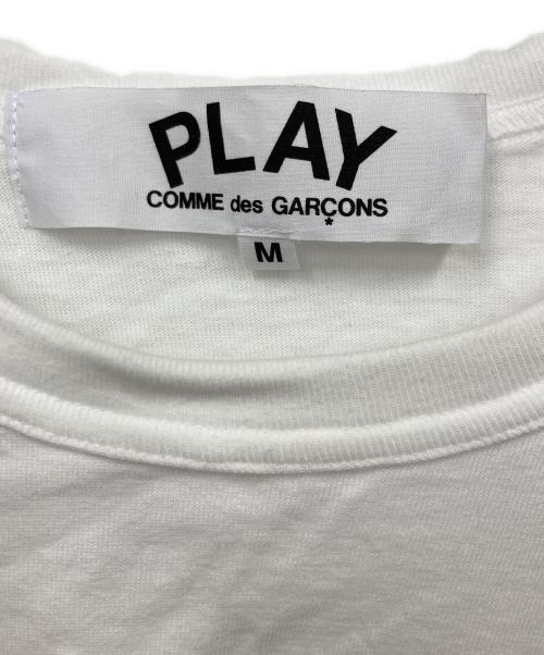 PLAY COMME des GARCONS（プレイコムデギャルソン）PLAY COMME des GARCONS (プレイコムデギャルソン) Tシャツ ホワイト サイズ:Mの古着・服飾アイテム