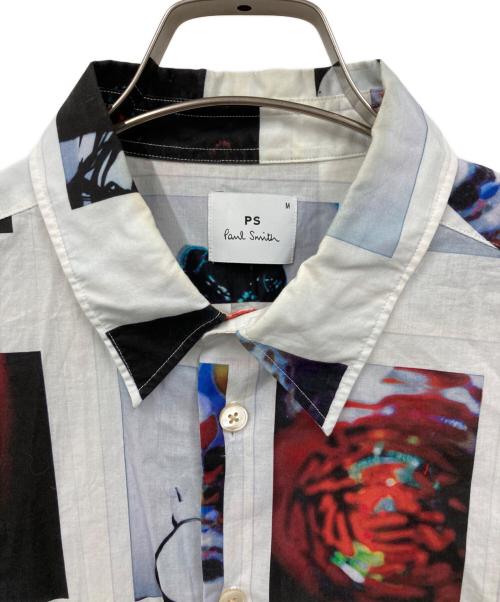 PAUL SMITH（ポールスミス）PAUL SMITH (ポールスミス) 総柄シャツ ホワイト サイズ:Mの古着・服飾アイテム