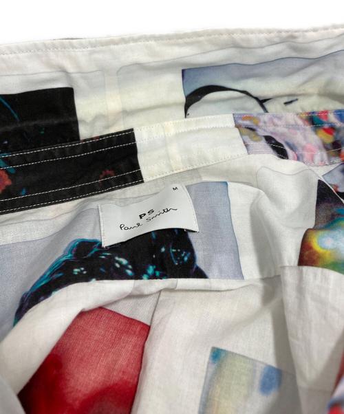PAUL SMITH（ポールスミス）PAUL SMITH (ポールスミス) 総柄シャツ ホワイト サイズ:Mの古着・服飾アイテム