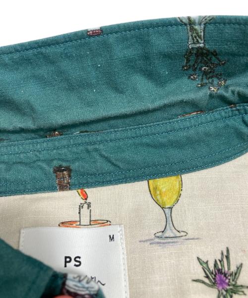 PAUL SMITH（ポールスミス）PAUL SMITH (ポールスミス) 総柄シャツ グリーン サイズ:Mの古着・服飾アイテム