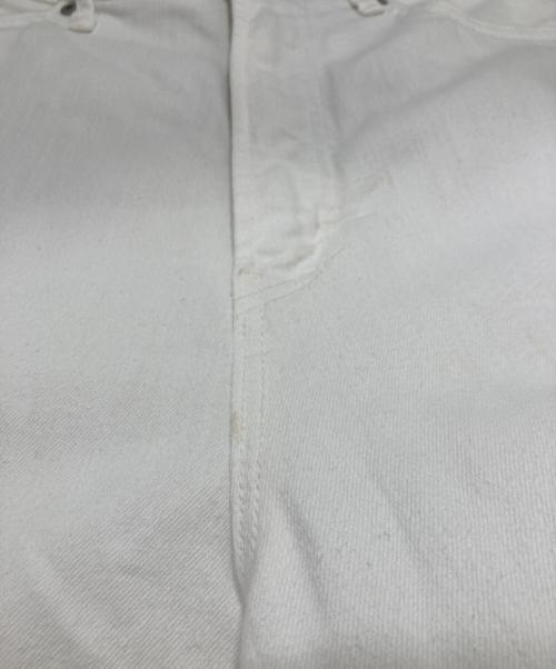 YANUK（ヤヌーク）YANUK (ヤヌーク) デニムパンツ ホワイト サイズ:W24の古着・服飾アイテム