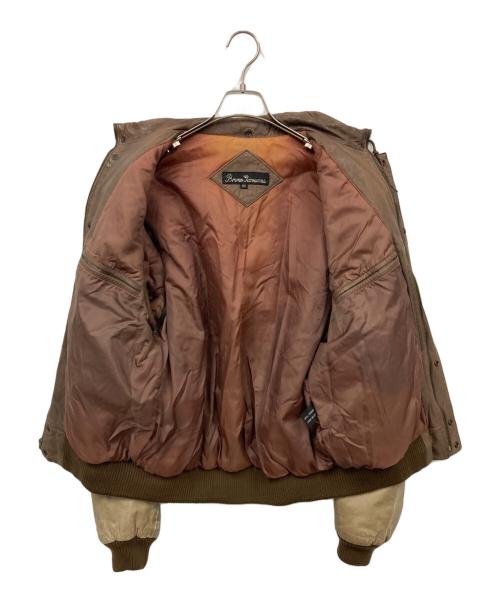 bruno giovanni（不明）bruno giovanni (不明) レザージャケット ブラウン サイズ:42の古着・服飾アイテム