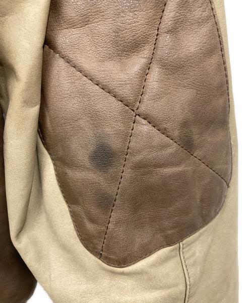 bruno giovanni（不明）bruno giovanni (不明) レザージャケット ブラウン サイズ:42の古着・服飾アイテム