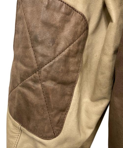 bruno giovanni（不明）bruno giovanni (不明) レザージャケット ブラウン サイズ:42の古着・服飾アイテム
