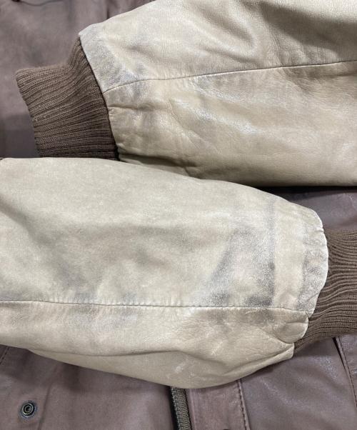 bruno giovanni（不明）bruno giovanni (不明) レザージャケット ブラウン サイズ:42の古着・服飾アイテム