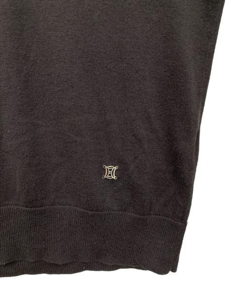 CELINE（セリーヌ）CELINE (セリーヌ) 半袖ニット ネイビー サイズ:Sの古着・服飾アイテム