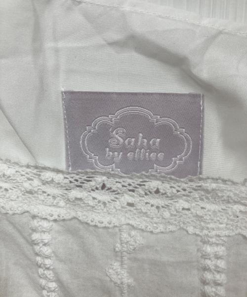 Saha by elliee（サハバイエリー）Saha by elliee (サハバイエリー) コットンレースワンピース ホワイト サイズ:SIZE Fの古着・服飾アイテム