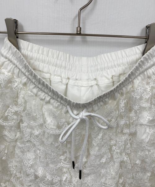 Bibiy.（ビビィ）Bibiy. (ビビィ) レースパンツ ホワイト サイズ:Fの古着・服飾アイテム