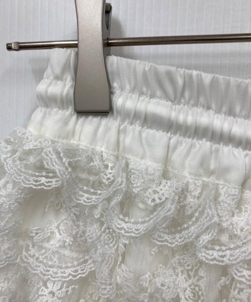 Bibiy.（ビビィ）Bibiy. (ビビィ) レースパンツ ホワイト サイズ:Fの古着・服飾アイテム