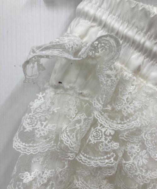 Bibiy.（ビビィ）Bibiy. (ビビィ) レースパンツ ホワイト サイズ:Fの古着・服飾アイテム