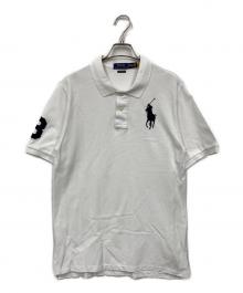 POLO RALPH LAUREN（ポロ・ラルフローレン）の古着「ビッグポニーポロシャツ」｜ホワイト