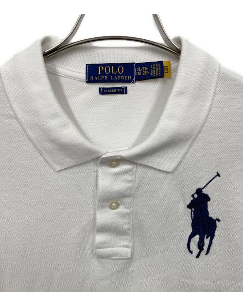 POLO RALPH LAUREN（ポロ・ラルフローレン）POLO RALPH LAUREN (ポロ・ラルフローレン) ビッグポニーポロシャツ ホワイト サイズ:XLの古着・服飾アイテム