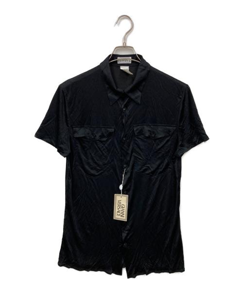 GIANNI VERSACE（ジャンニ・ヴェルサーチ）GIANNI VERSACE (ジャンニ・ヴェルサーチ) 半袖シャツ ブラック サイズ:48 未使用品の古着・服飾アイテム
