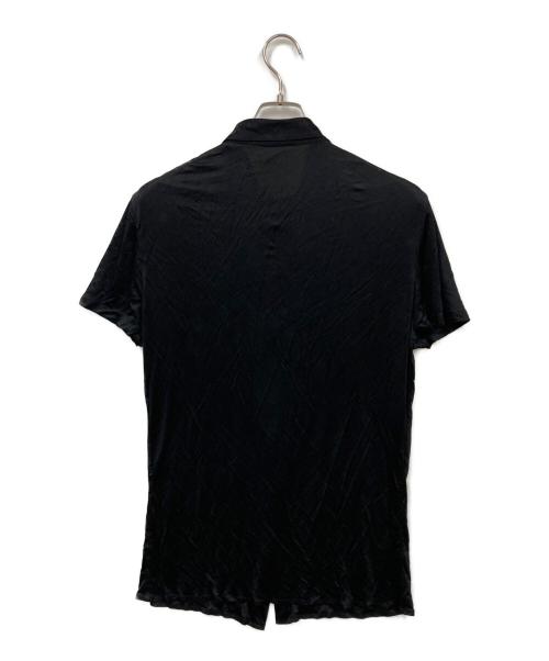 GIANNI VERSACE（ジャンニ・ヴェルサーチ）GIANNI VERSACE (ジャンニ・ヴェルサーチ) 半袖シャツ ブラック サイズ:48 未使用品の古着・服飾アイテム