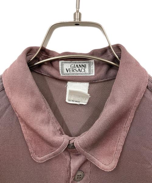 GIANNI VERSACE（ジャンニ・ヴェルサーチ）GIANNI VERSACE (ジャンニ・ヴェルサーチ) 半袖シャツ ブラウン サイズ:50 未使用品の古着・服飾アイテム