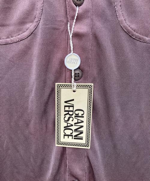 GIANNI VERSACE（ジャンニ・ヴェルサーチ）GIANNI VERSACE (ジャンニ・ヴェルサーチ) 半袖シャツ ブラウン サイズ:50 未使用品の古着・服飾アイテム