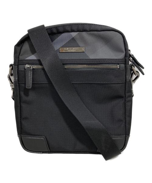 BLACK LABEL CRESTBRIDGE（ブラックレーベル クレストブリッジ）BLACK LABEL CRESTBRIDGE (ブラックレーベル クレストブリッジ) ショルダーバッグ ブラックの古着・服飾アイテム