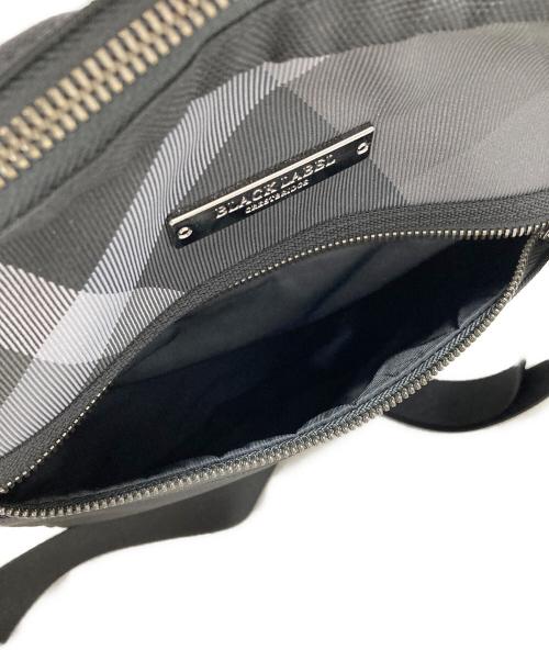 BLACK LABEL CRESTBRIDGE（ブラックレーベル クレストブリッジ）BLACK LABEL CRESTBRIDGE (ブラックレーベル クレストブリッジ) ショルダーバッグ ブラックの古着・服飾アイテム