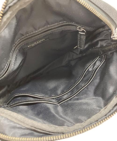 BLACK LABEL CRESTBRIDGE（ブラックレーベル クレストブリッジ）BLACK LABEL CRESTBRIDGE (ブラックレーベル クレストブリッジ) ショルダーバッグ ブラックの古着・服飾アイテム