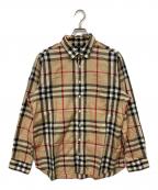 BURBERRY LONDONバーバリーロンドン）の古着「ノブァチェックシャツ」｜ベージュ