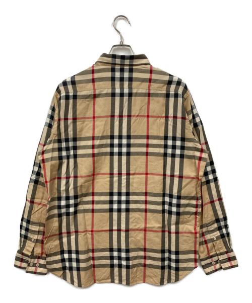 BURBERRY LONDON（バーバリーロンドン）BURBERRY LONDON (バーバリーロンドン) ノブァチェックシャツ ベージュ サイズ:LLの古着・服飾アイテム